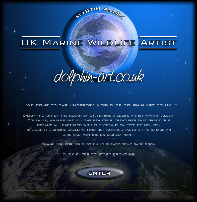 Dolphin Art by Martin Allen Dolphin Art by Martin Allen
